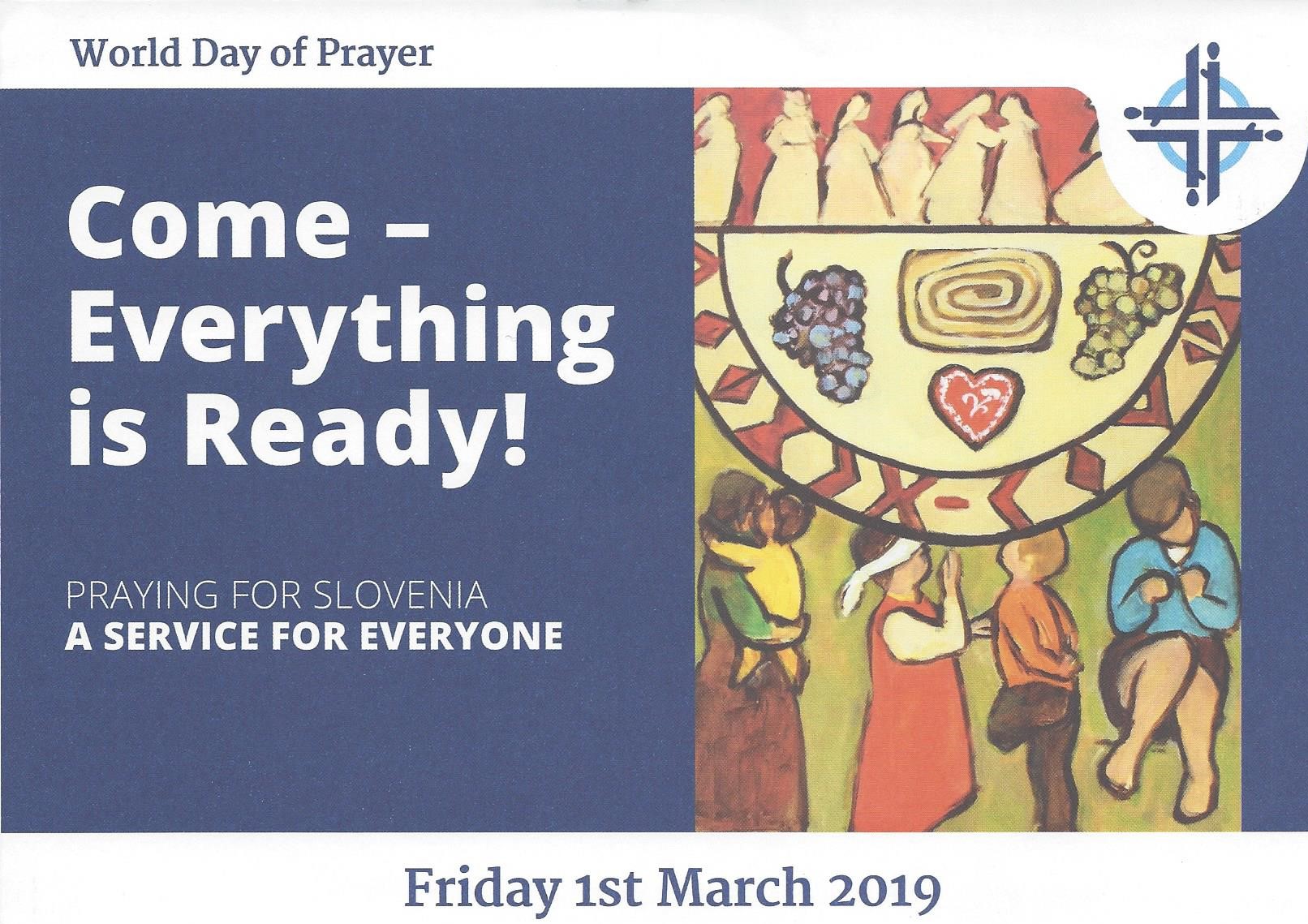 Women's World Day of Prayer: Friday 1st March at 8pm at the United Reformed Church